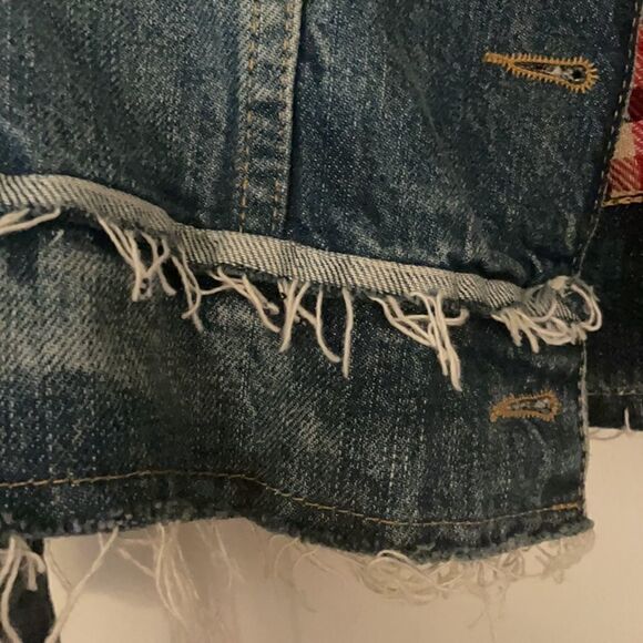 Iconic- Zara Gorgeous lined gingham denim jacket - Picture 7 of 10